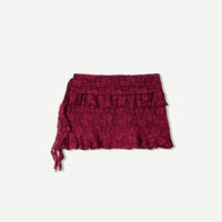 - Minifalda con volante