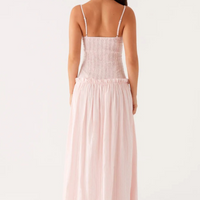 - Vestido largo de talle bajo