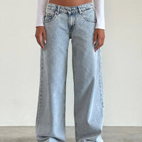 - Jeans de tiro bajo