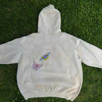 - Sudadera con capucha floral