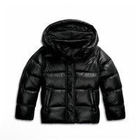 - Abrigo de plumas mate