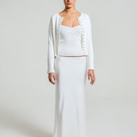 - Cárdigan abotonado