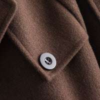 - Abrigo de lana cinturón