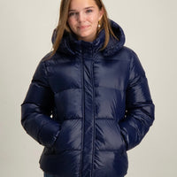 - Abrigo de plumas mate