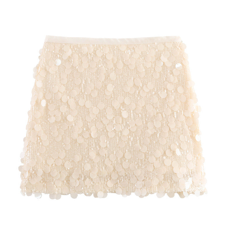 - Minifalda de lentejuelas