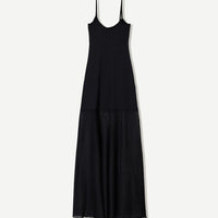 - Vestido largo con tirantes