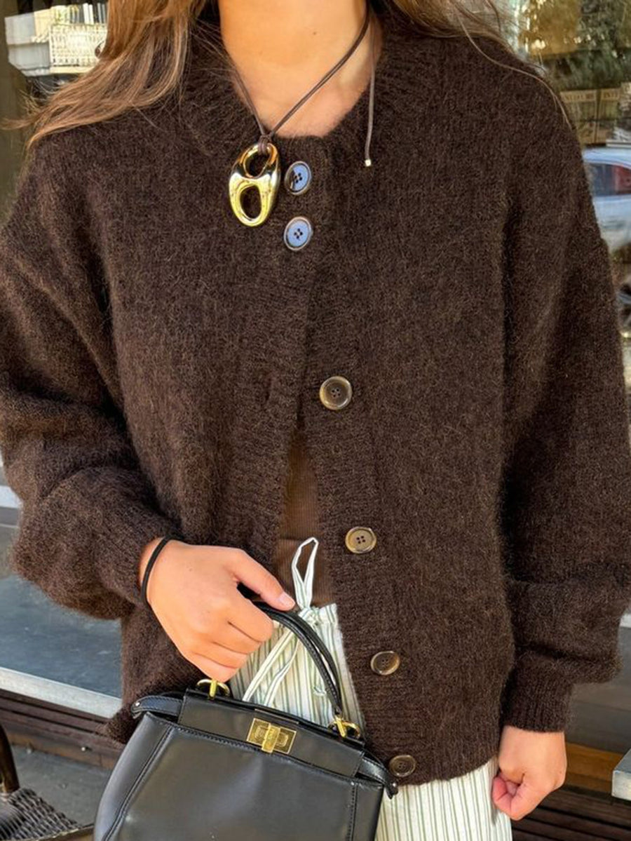 - Cardigan Tricotado Chic